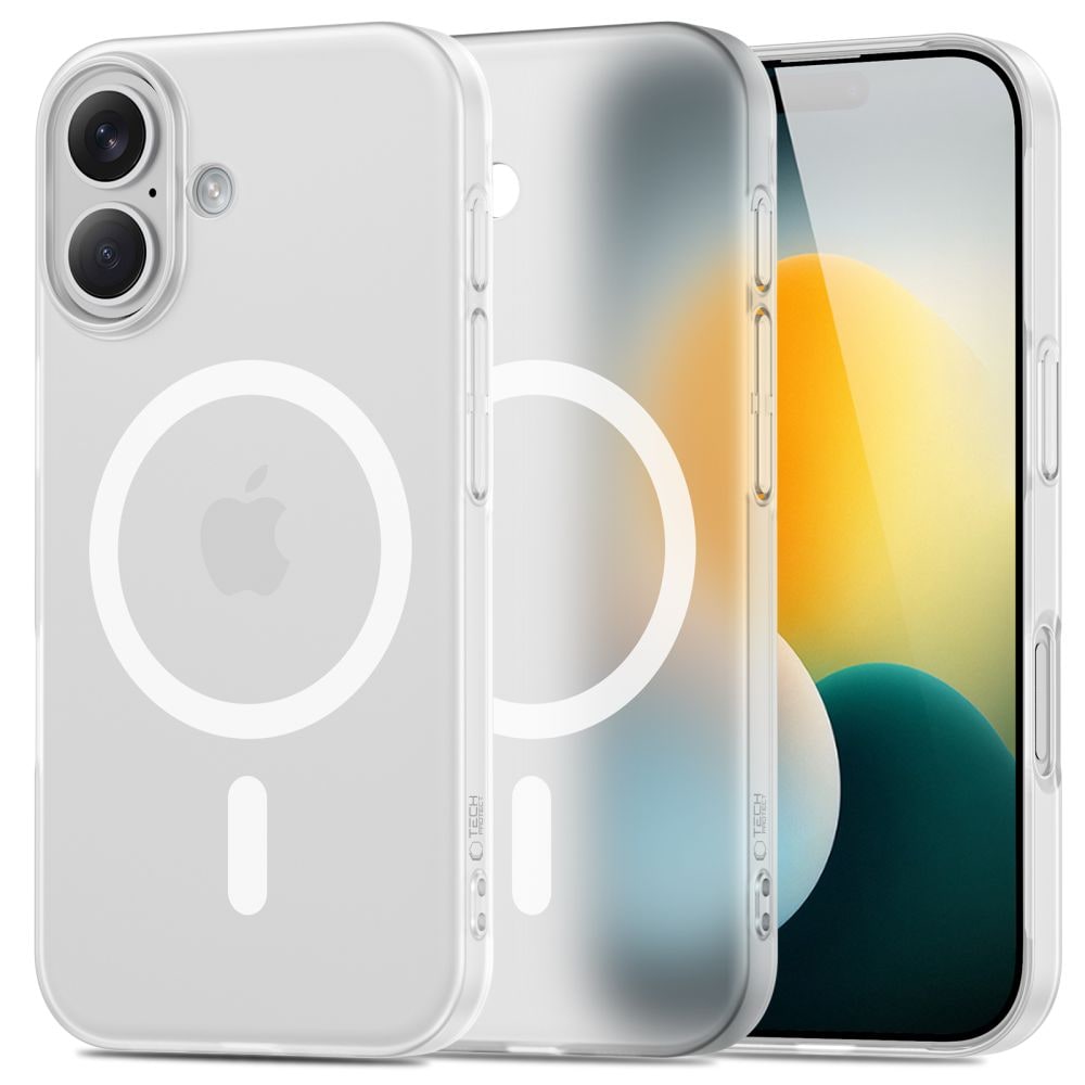 Tech-Protect MagSlim MagSafe kotelo iPhone 17 - matta valkoinen