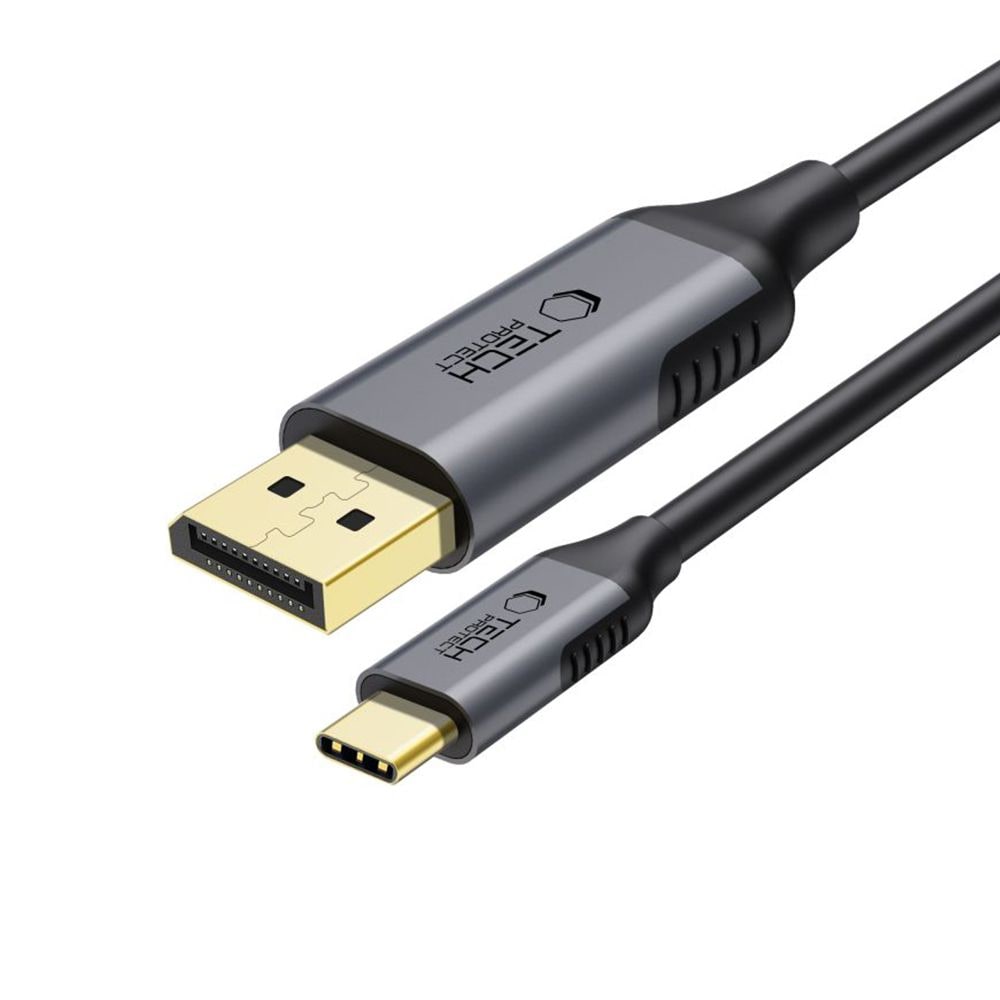 Tech-Protect UltraBoost USB-C - DisplayPort 1.4 8K 60Hz kaapeli 180cm - Musta