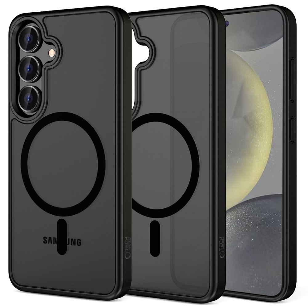 Tech-Protect MagMat MagSafe kotelo Samsung Galaxy S25+ - musta