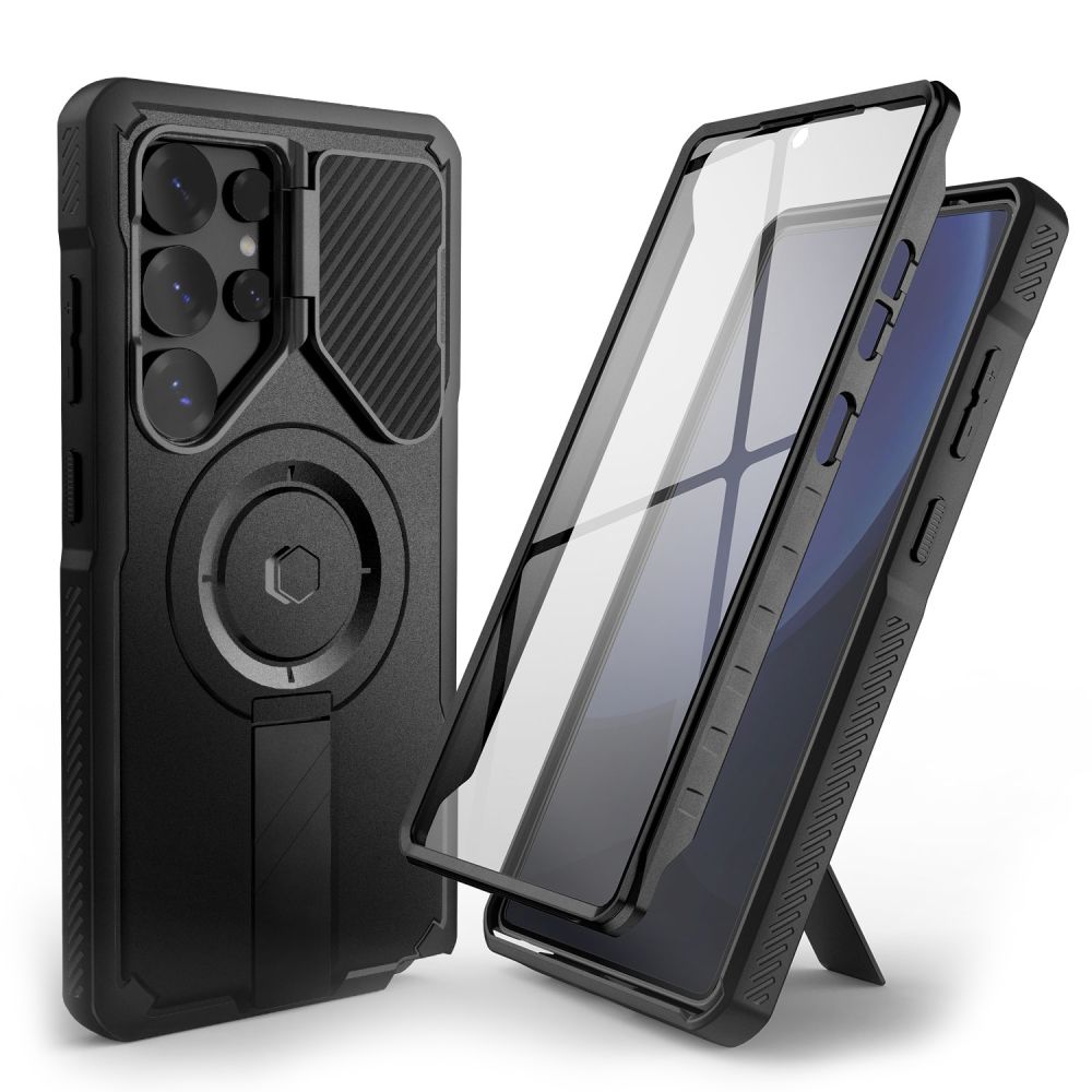 Tech-Protect Kevlar MagSafe+ kotelo Samsung Galaxy S25 Ultra - musta