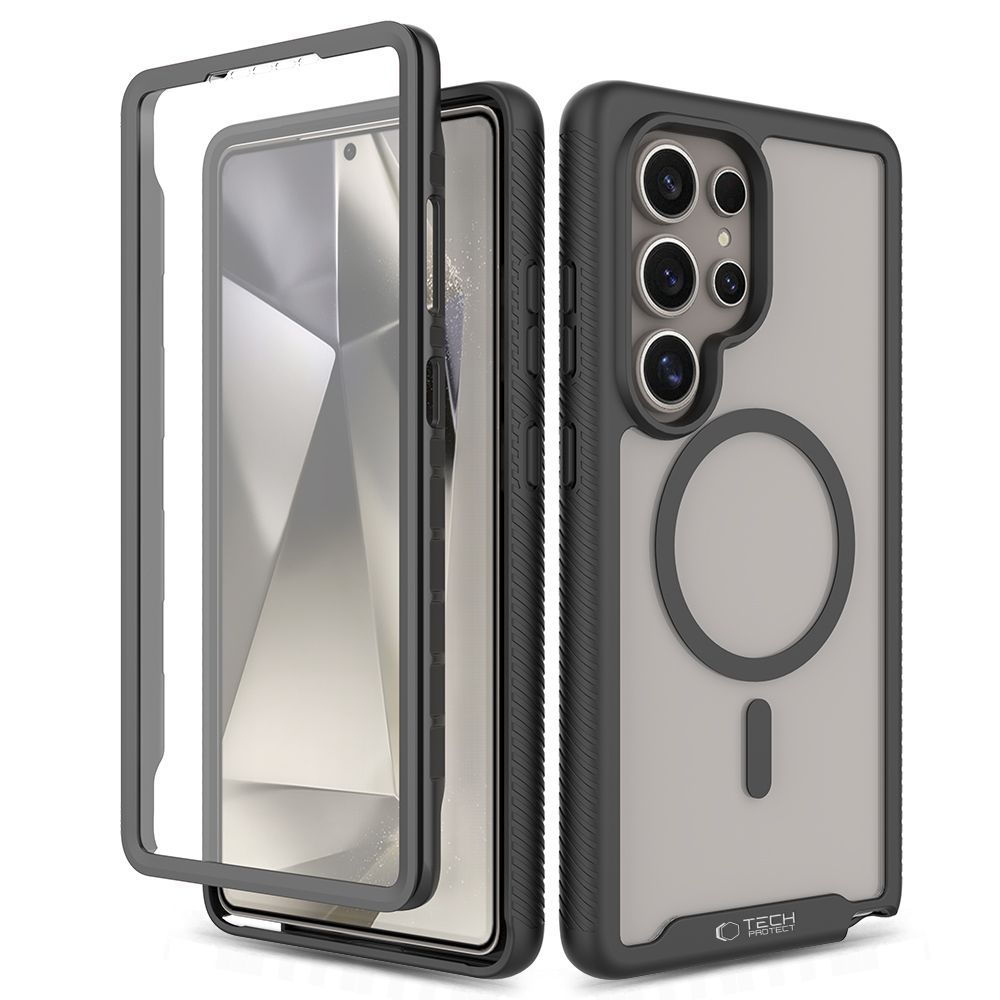 Tech-Protect Defense MagSafe kotelo Samsung Galaxy S25 Ultra - musta