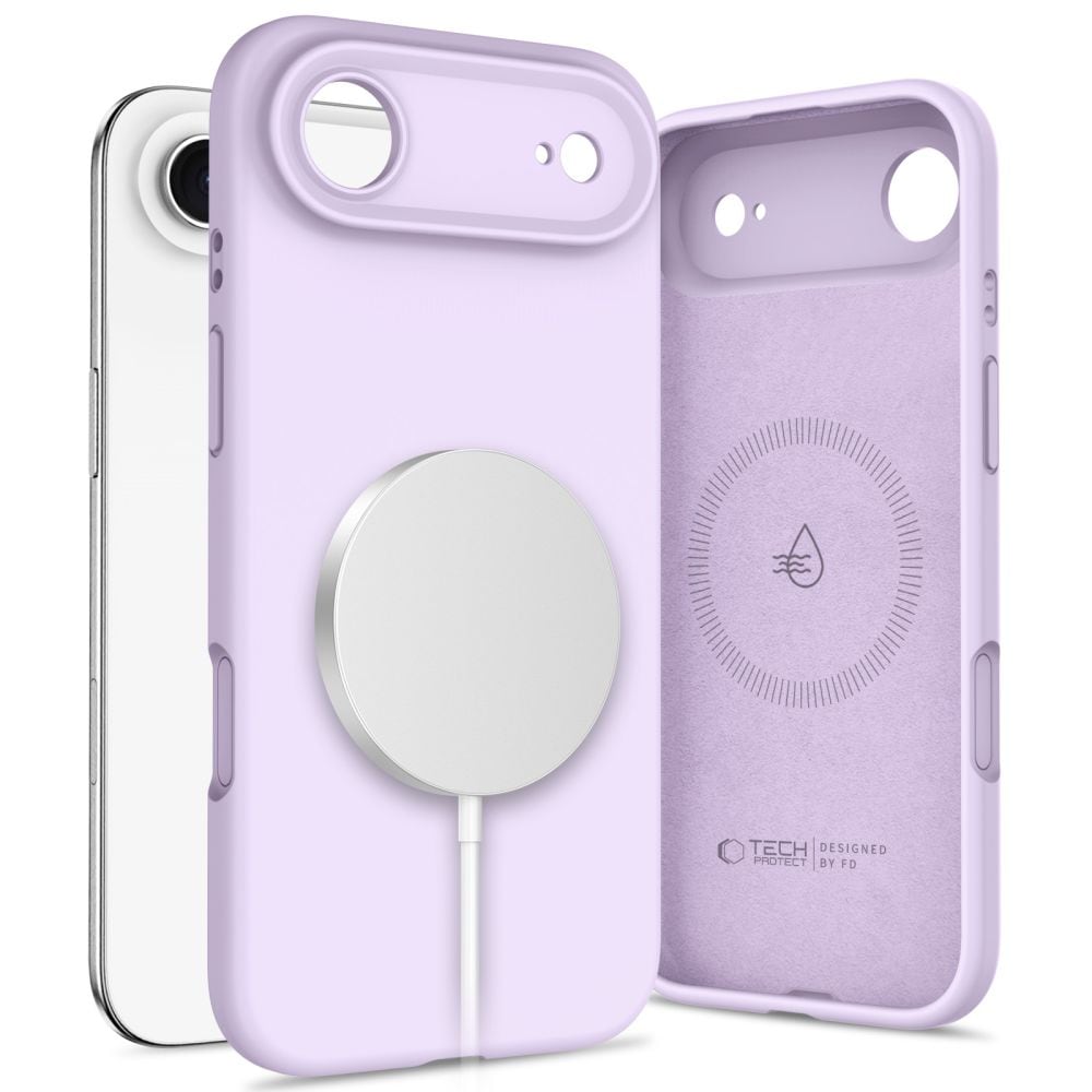 Tech-Protect Silikoni MagSafe Case for iPhone 17 Air - Violetti