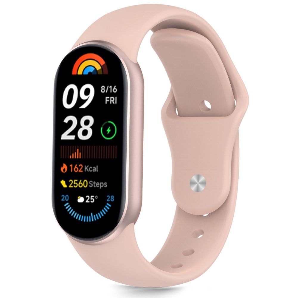 Tech-Protect IconBand Air Strap for Xiaomi Smart Band 8 / 9 / 10 / NFC - vaaleanpunainen väri