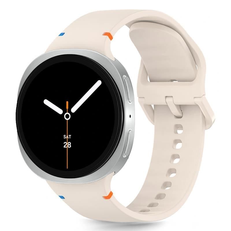 Tech-Protect silikoniranneke Samsung Galaxy Watch 40/44/46 mm:lle - beige