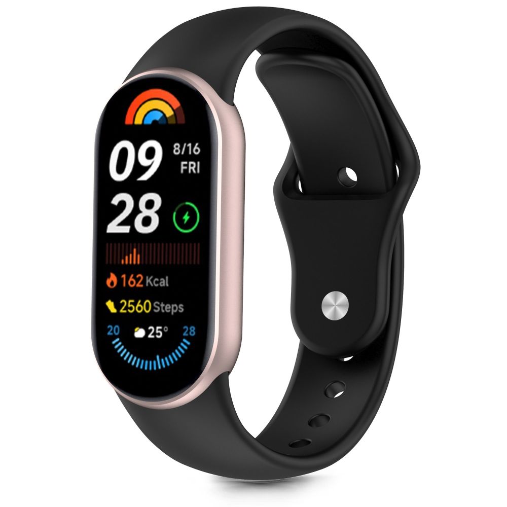 Tech-Protect IconBand Pure hihna Xiaomi Smart Band 8/9/10/NFC - musta Smart Bandille