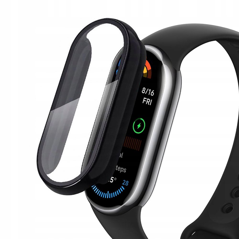 Tech-Protect puolustus kotelo Xiaomi Smart Band 10 / 10 NFC - musta