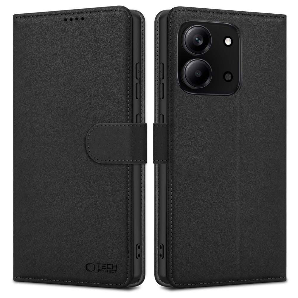 Tech-Protect lompakko kotelo Xiaomi Redmi 15C - musta