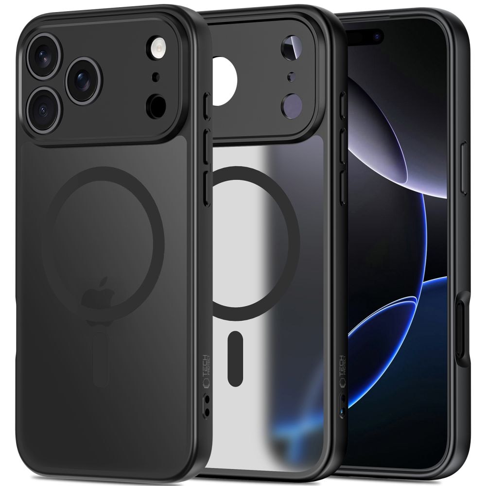 Tech-Protect BasicMag MagSafe -kotelo iPhone 17 Pro Maxille - mattamusta - mattamusta