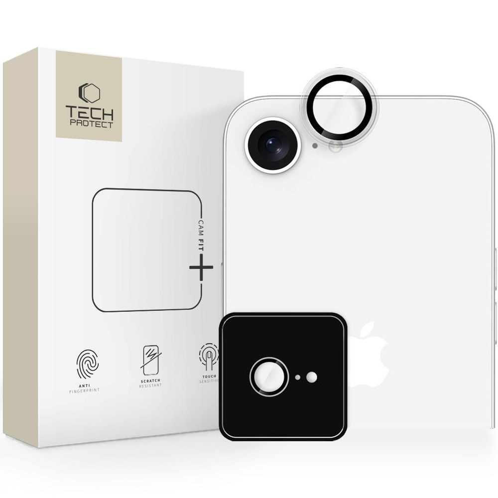 Tech-Protect Camring Fit+ linssinsuojus iPhone 16e:lle - Kirkas