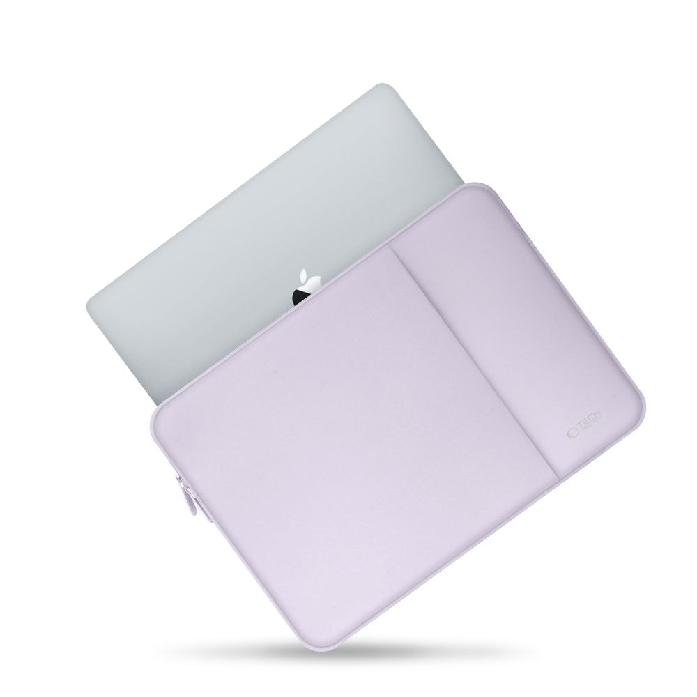 Tech-Protect neopreeninen kannettavan tietokoneen kotelo 15-16" - violetti