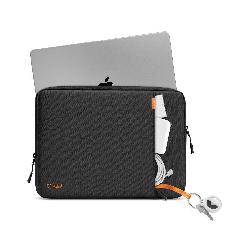 Tech-Protect Defender -kannettavan suojakotelo 38,1–40,6 cm – Svart / Tietokoneen suojakotelo / Suojakotelo