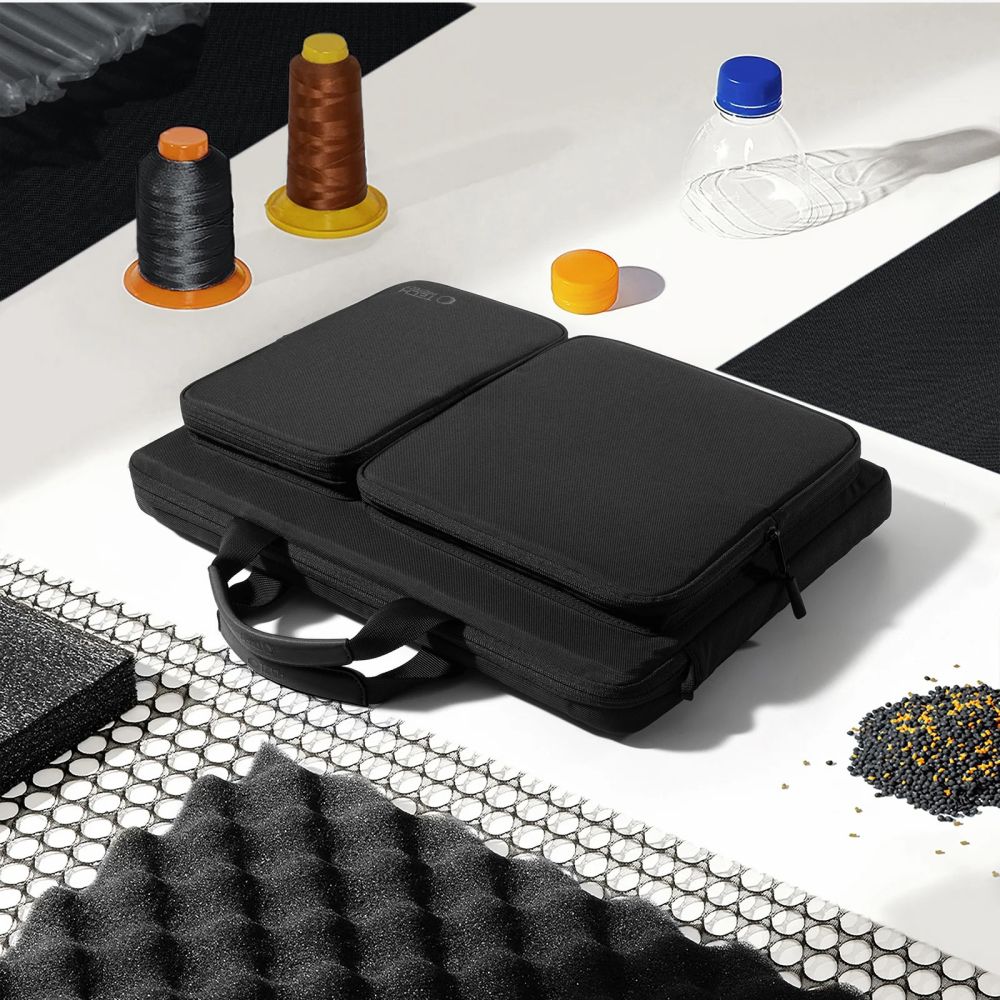 Tech-Protect Defender Laukku 17" kannettavalle tietokoneelle - musta