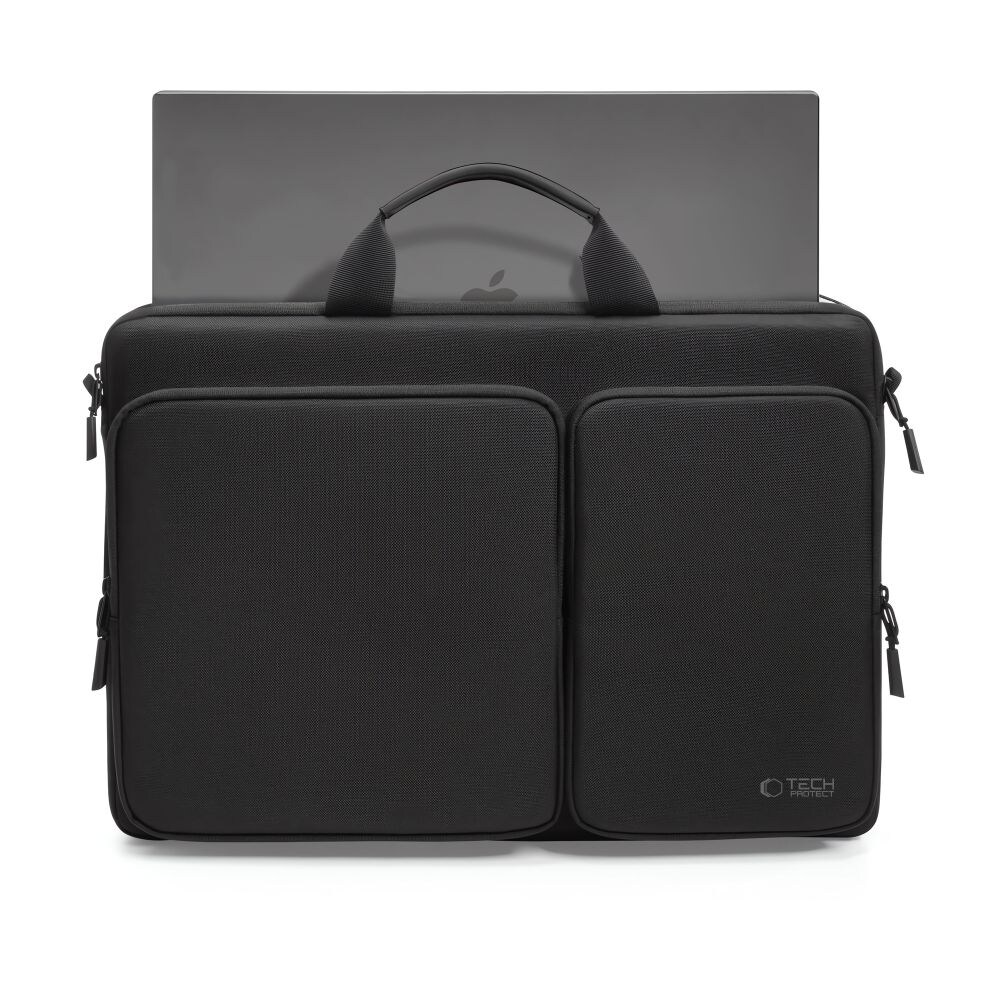 Tech-Protect Defender Laukku 17" kannettavalle tietokoneelle - musta