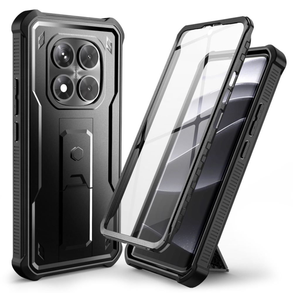 Tech-Protect Kevlar Pro Kotelo Xiaomi Redmi Note 14 Pro 5G / Poco X7 5G - musta - musta