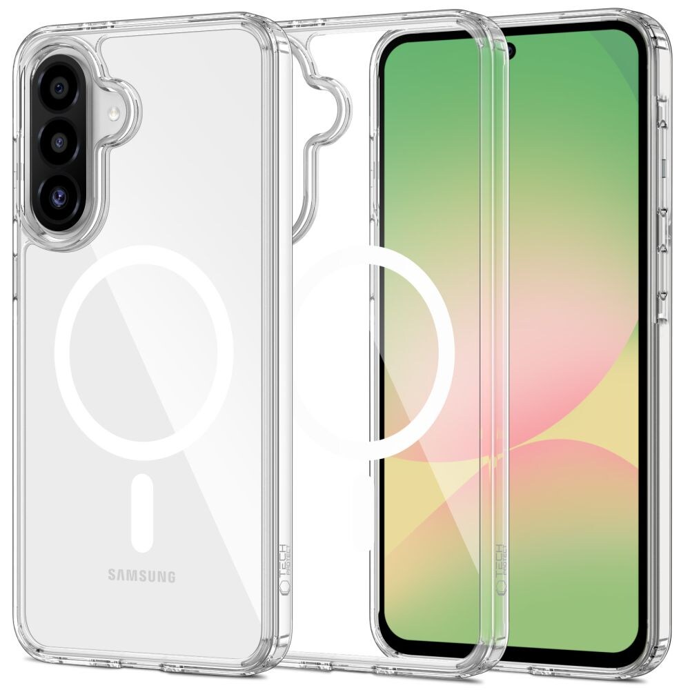 Tech-Protect FlexAir hybridi MagSafe kotelo Samsung Galaxy A36 5G - läpinäkyvä