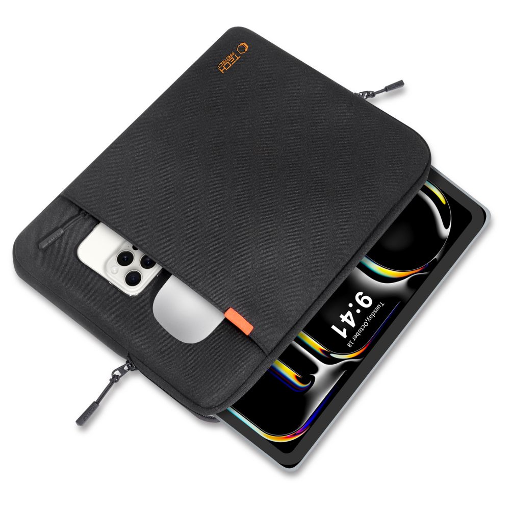 Tech-Protect Defender Kannettavan tietokoneen ja tabletin laukku 11-13" - musta