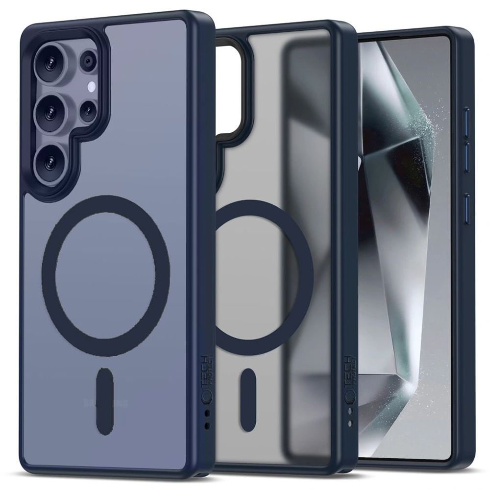 Tech-Protect MagMat MagSafe kotelo Samsung Galaxy S25 Ultra - Kirkas sininen