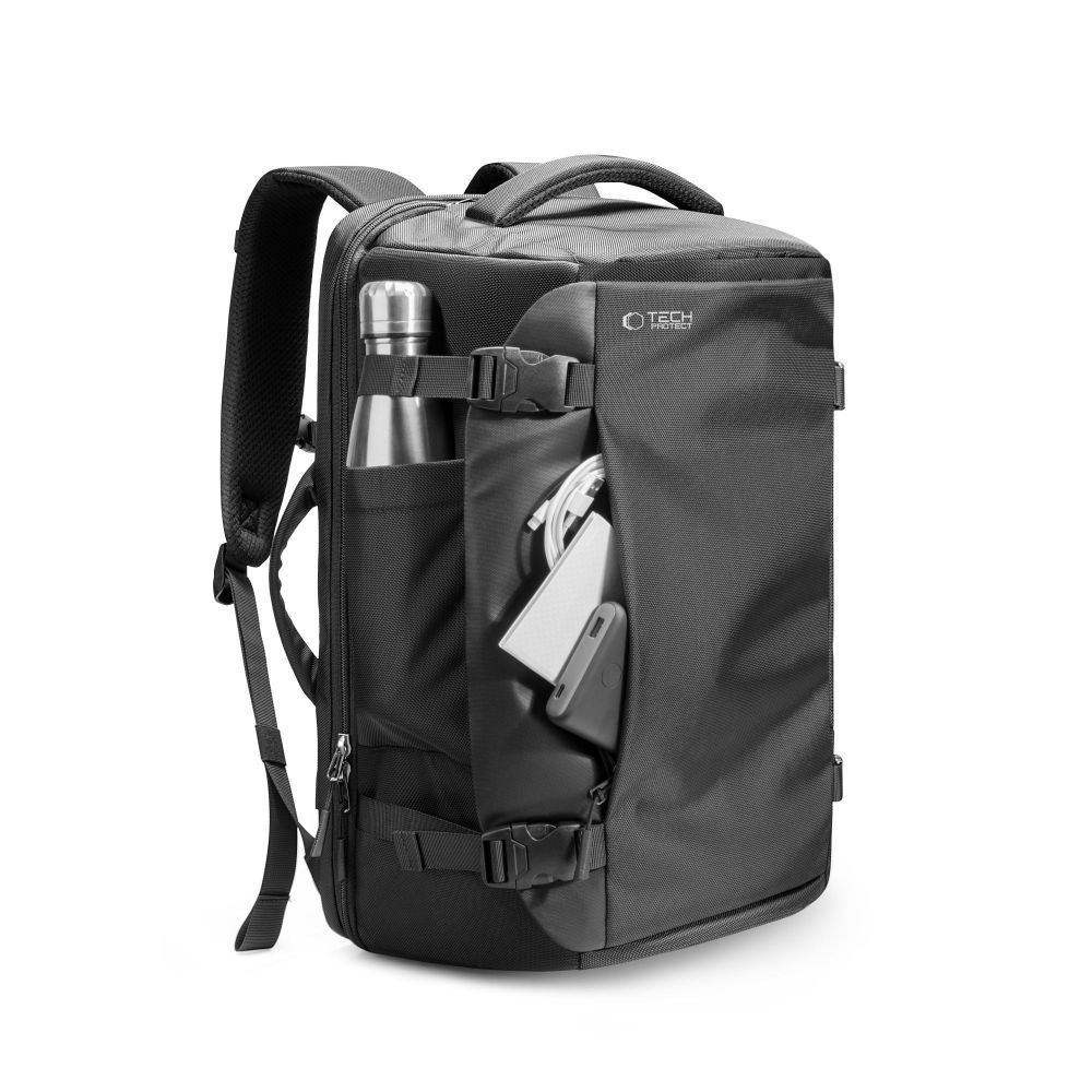 Tech-Protect Defender S40 reppu Ryanairille ja Wizzarille, 20L kannettava tietokone - musta