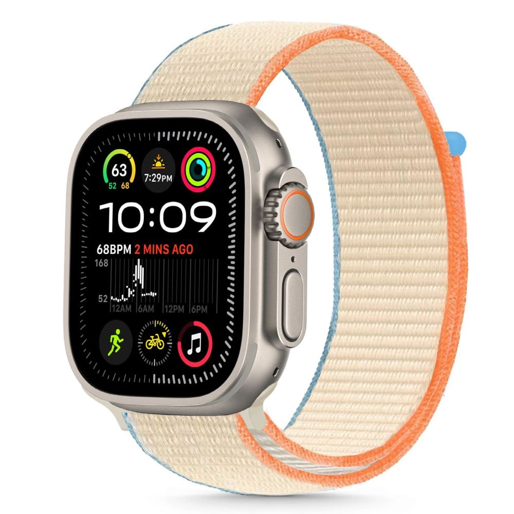 Tech-Protect Nylon Apple Kellonhihna 40/41/42mm Beige