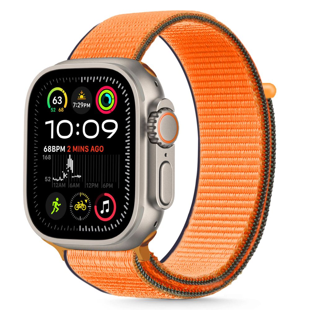 Tech-Protect Nylon hihna Apple kellolle 40/41/42mm oranssi väri
