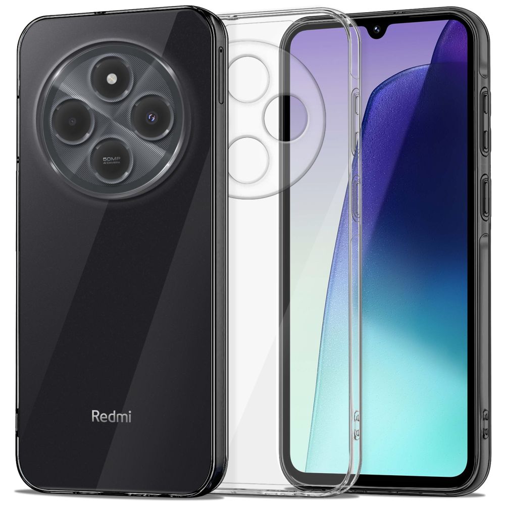 Tech-Protect FlexAir+ kotelo Xiaomi Redmi 14C / Poco C75 - läpinäkyvä - läpinäkyvä