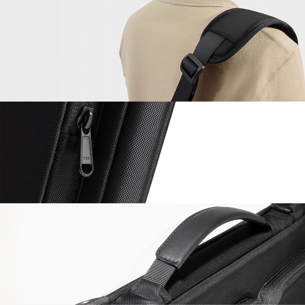 Kannettavan tietokoneen laukku 15-16 Tech-Protect Defender Laukku - Musta