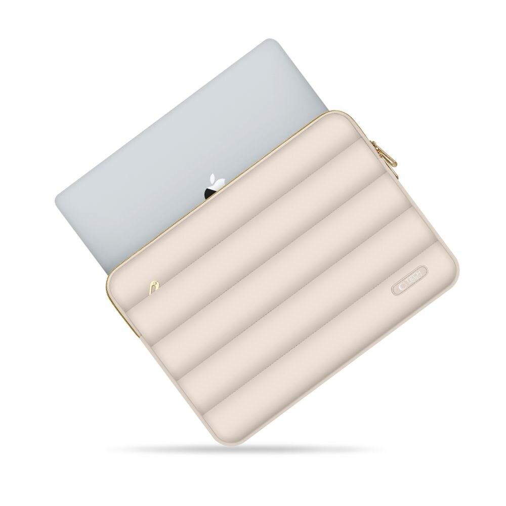 Tech-Protect Puffy 13-14 kannettava tietokone laukku - Beige