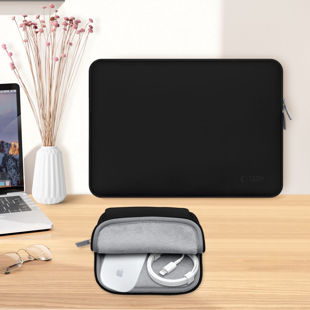 Tech-Protect Neoslim 15-16" kannettava tietokone laukku - musta