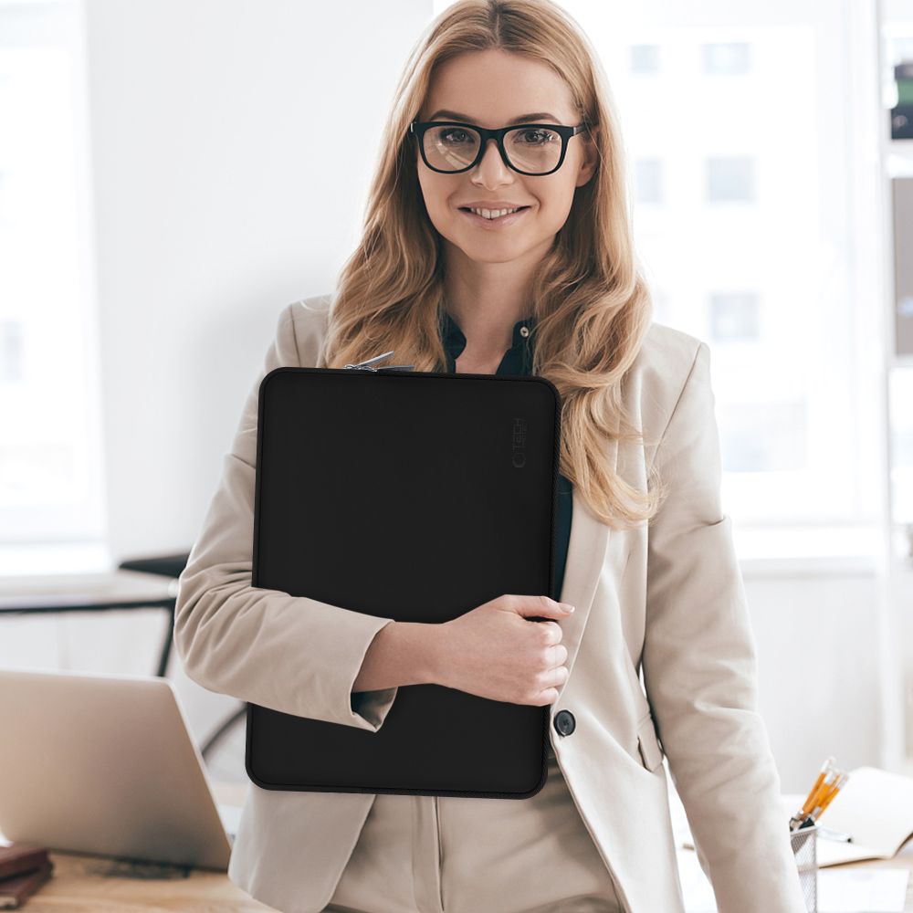 Tech-Protect Neoslim 15-16" kannettava tietokone laukku - musta