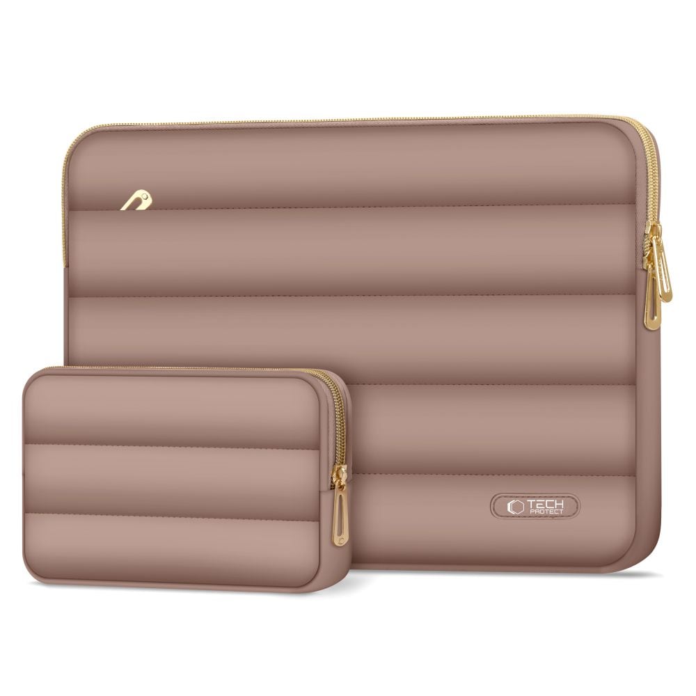 Tech-Protect Puffy 15-16" kannettava tietokone laukku - ruskea