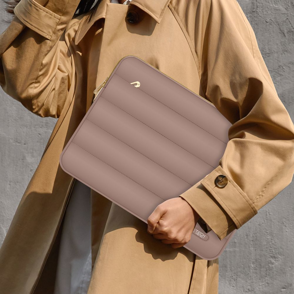 Tech-Protect Puffy 15-16" kannettava tietokone laukku - ruskea
