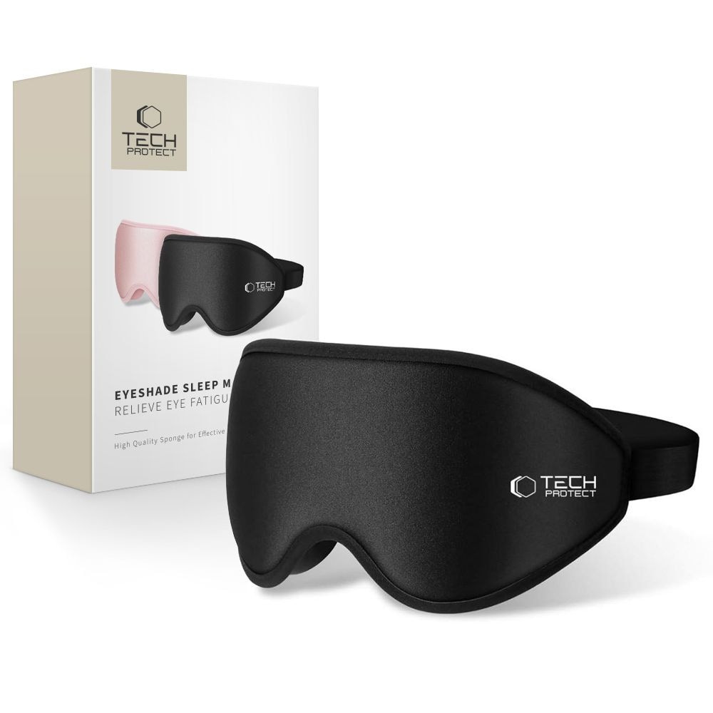 Tech-Protect Eyeshade unimaski - musta