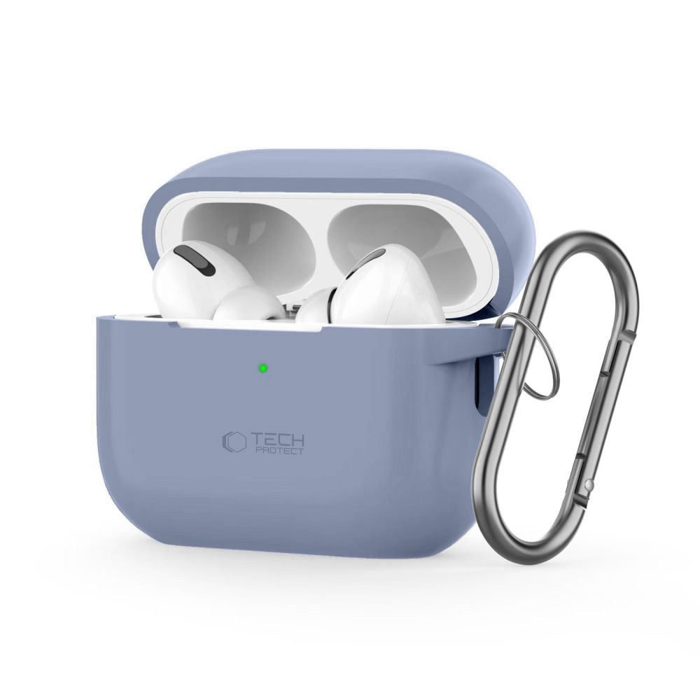 Tech-Protect Silikonikoukku Apple AirPods Pro 1 / 2 -kotelo - sininen