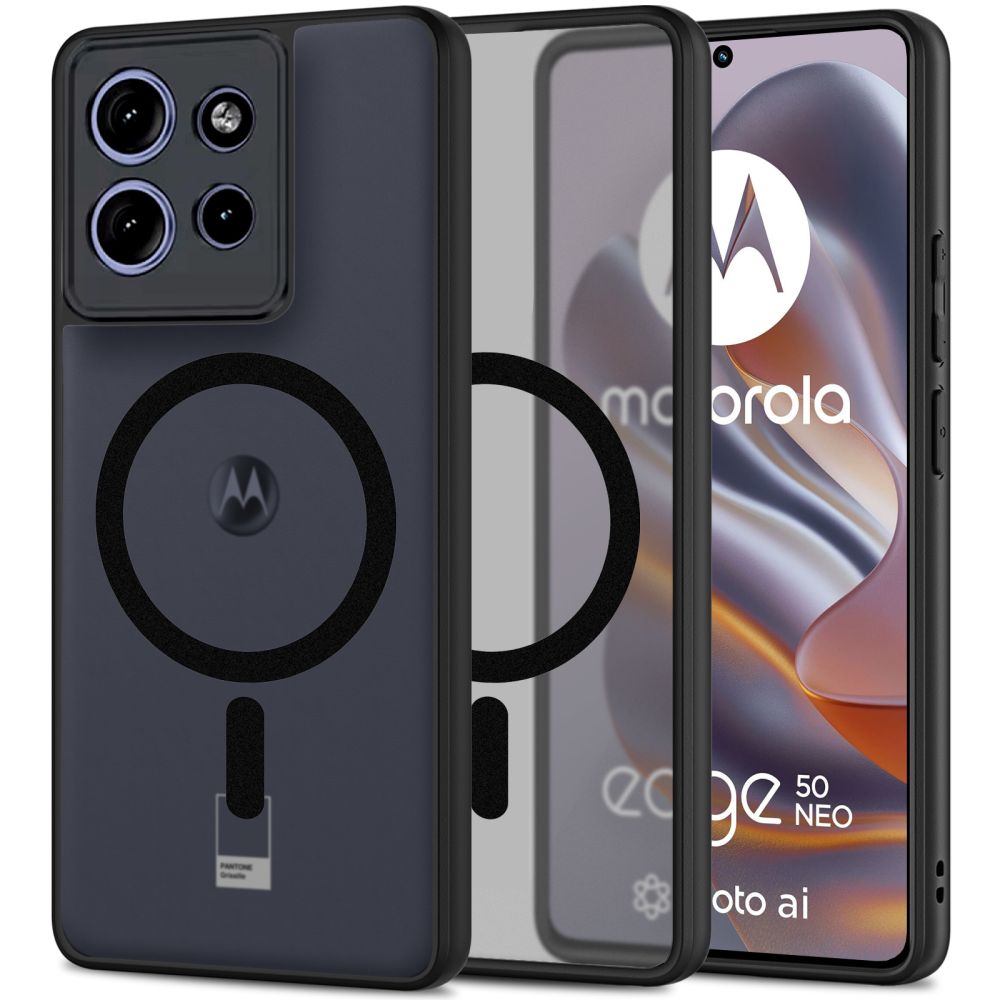 Tech-Protect MagMat MagSafe -kotelo Motorola Edge 50 Neo - musta