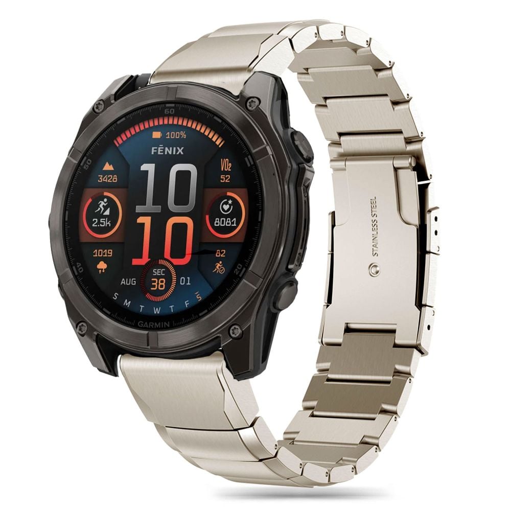 Tech-Protect SteelBand for Garmin Fenix 5/6/6 PRO/7/8 (47 MM) - Titanium