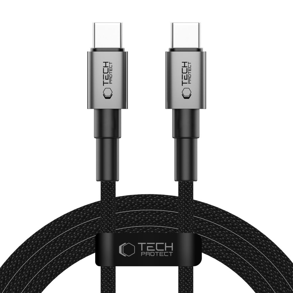 Tech-Protect UltraBoost DNA USB-C PD100W/5A kaapeli 200cm - harmaa - harmaa