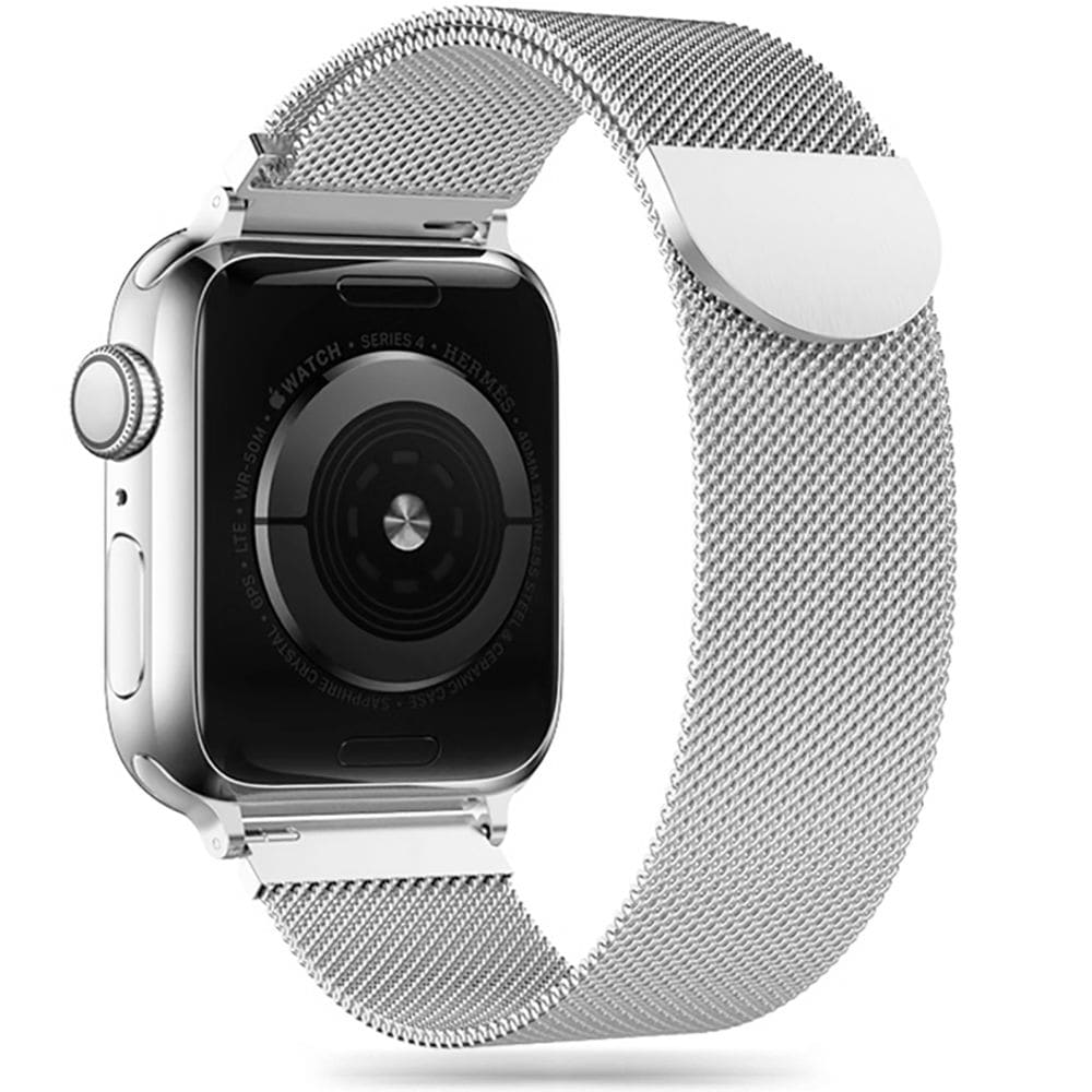 Tech-Protect Milanese Band for Apple Watch 4/5/6/7/8/9/SE/Ultra 1/2 (42/44/45/49 mm) - silver