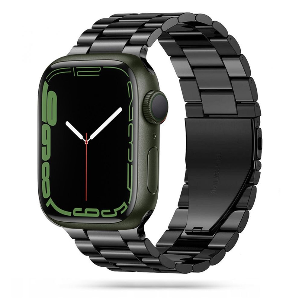 Tech-Protect musta ruostumaton rannekoru Apple Watch 4/5/6/7/8/9/SE/Ultra 1/2 (42/44/45/49 mm)