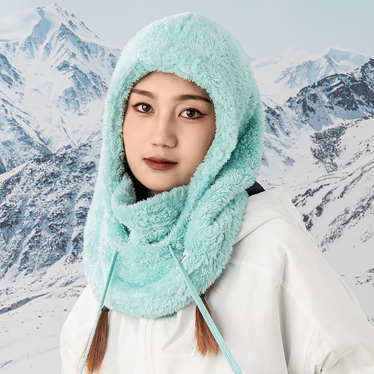 Qunature Arctic Velvet Ski Balaclava koko M - Minttu