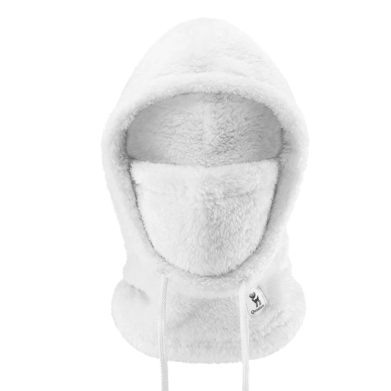 Qunature Arctic Velvet Ski Balaclava koko L - Valkoinen