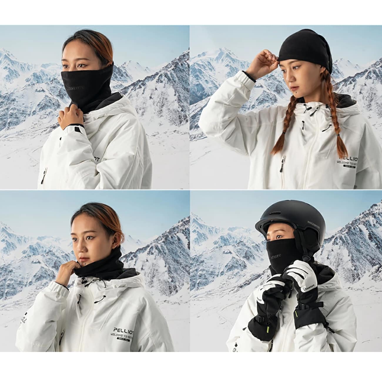 Qunature Oli Ski kaulalämmitin koko L - musta
