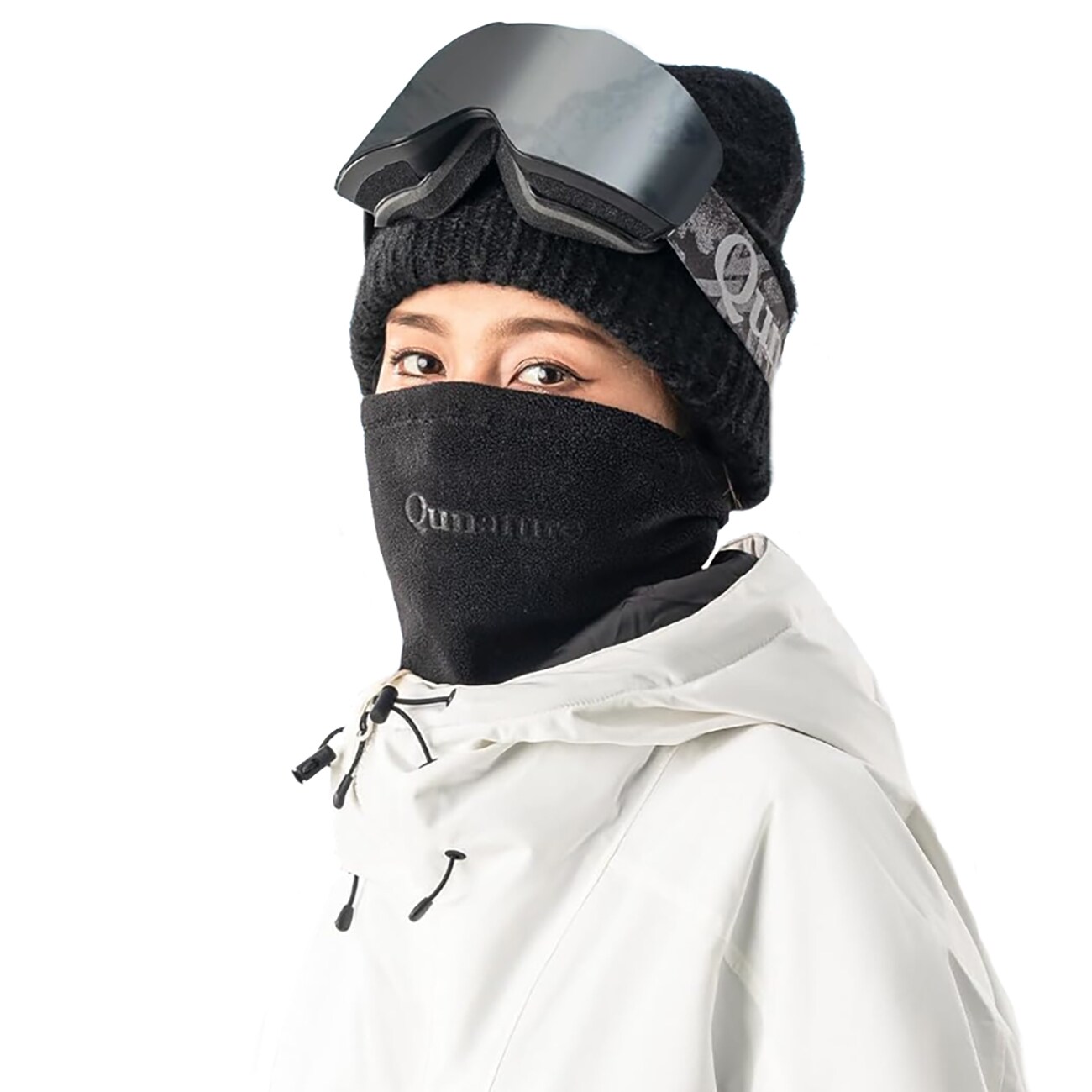 Qunature Oli Ski kaulalämmitin koko M - musta