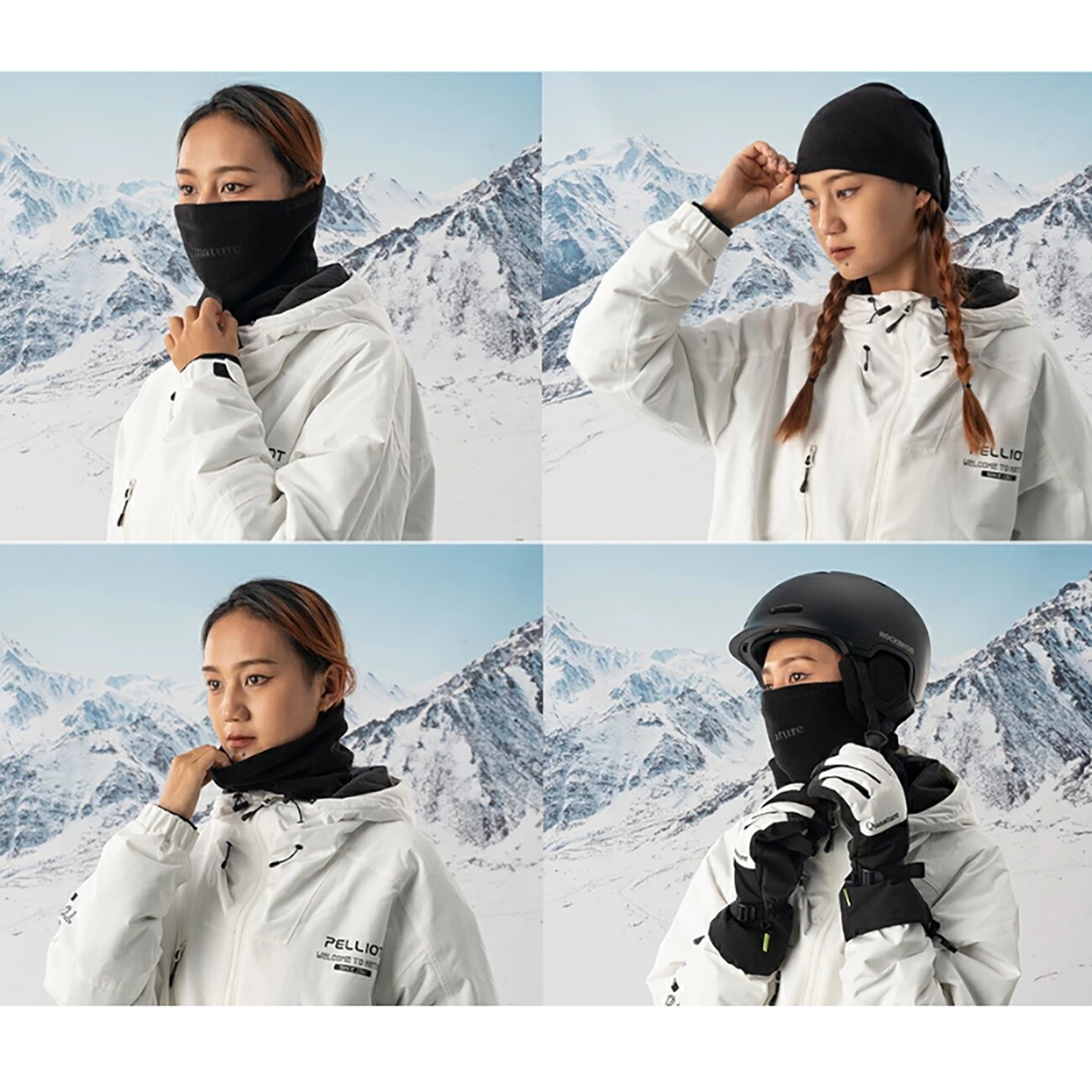 Qunature Oli Ski kaulalämmitin koko M - musta