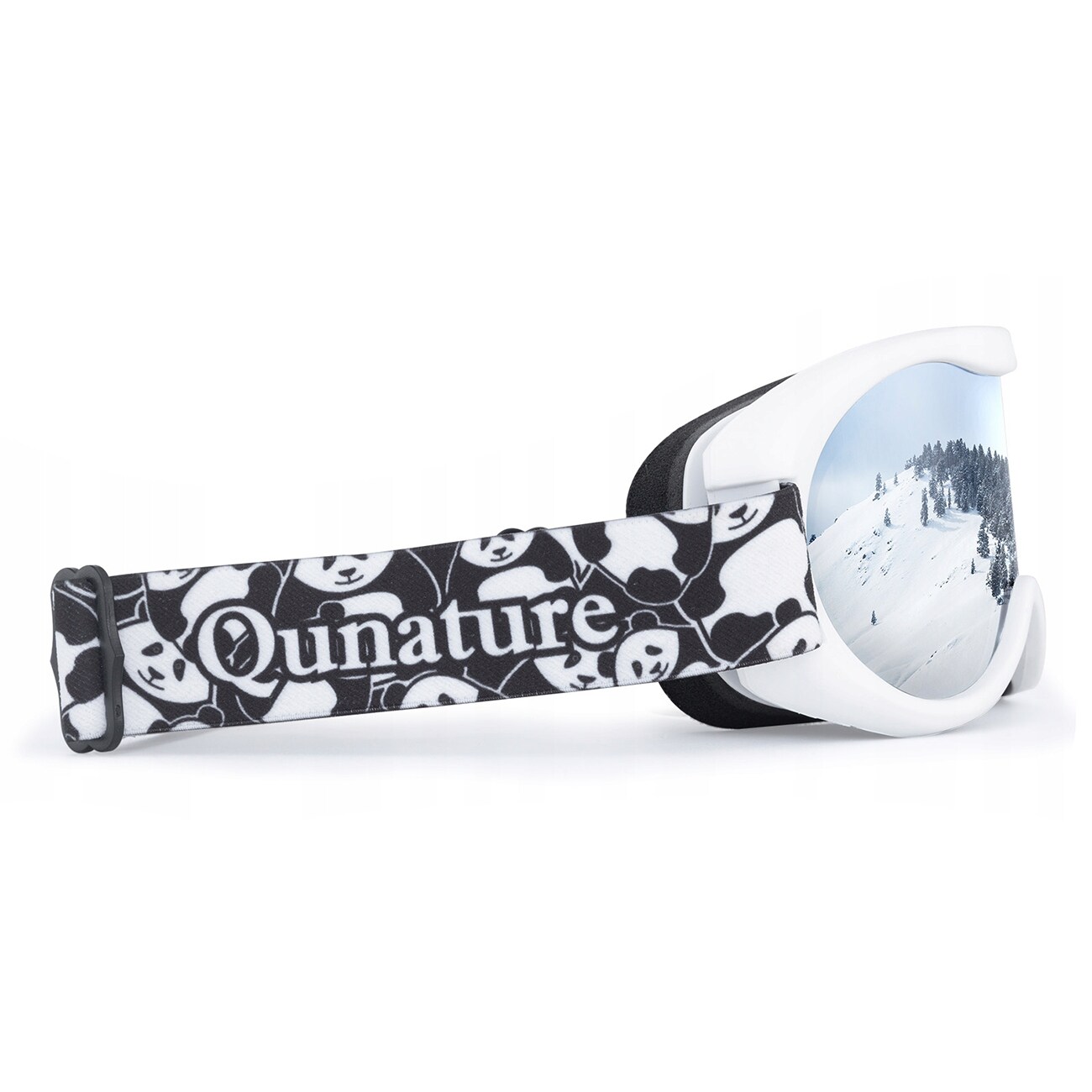 Qunature Panda hiihtolasit lapsille - musta/valkoinen