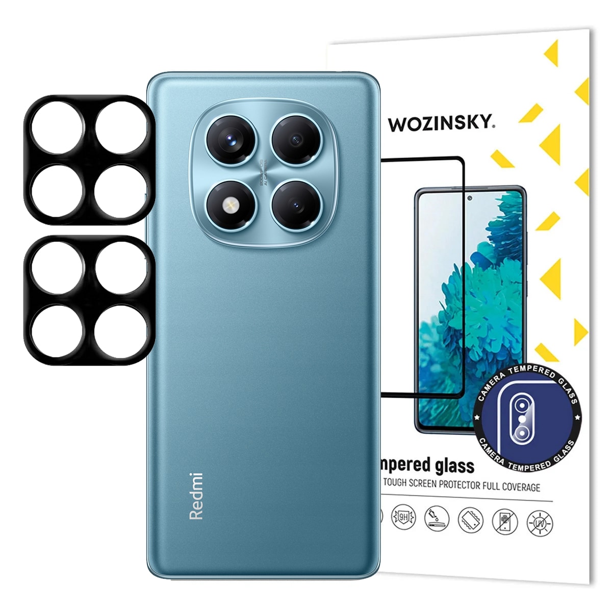 Wozinsky Täydellinen kameralasi Xiaomi Redmi Note 14 Pro+:lle, 2-pack