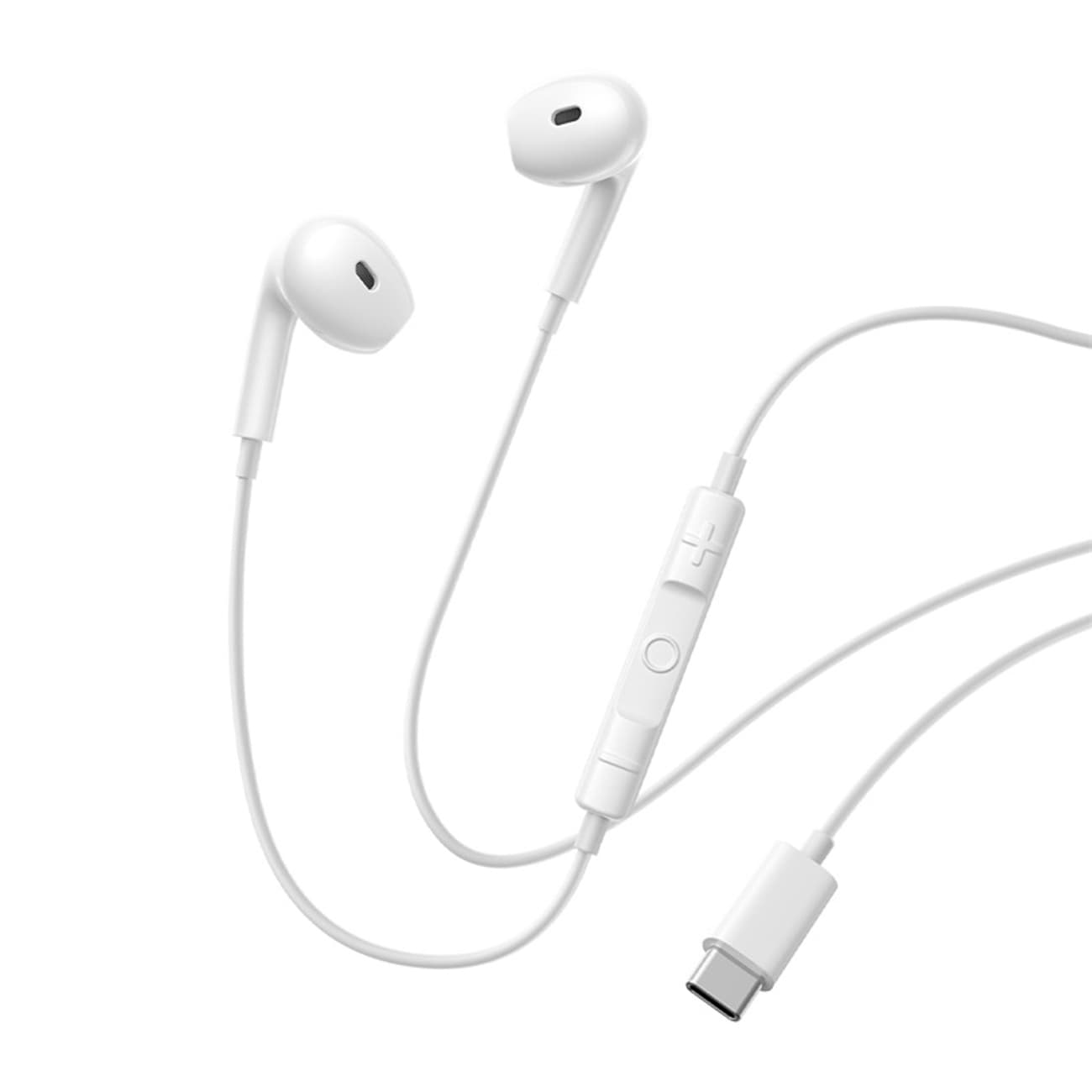 Baseus Encok CZ19 USB-C langalliset kuulokkeet - valkoinen