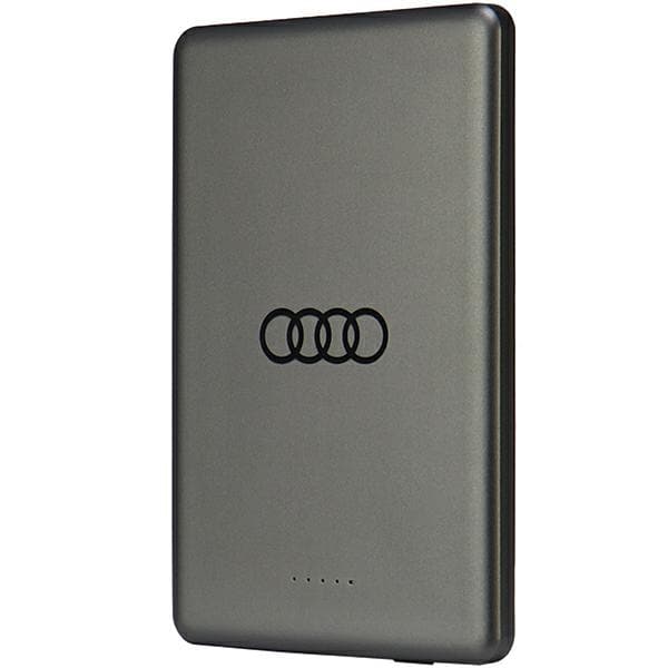 Tehopankki Audi Big Logo MagSafe induktiivinen 15W 5000mAh - harmaa
