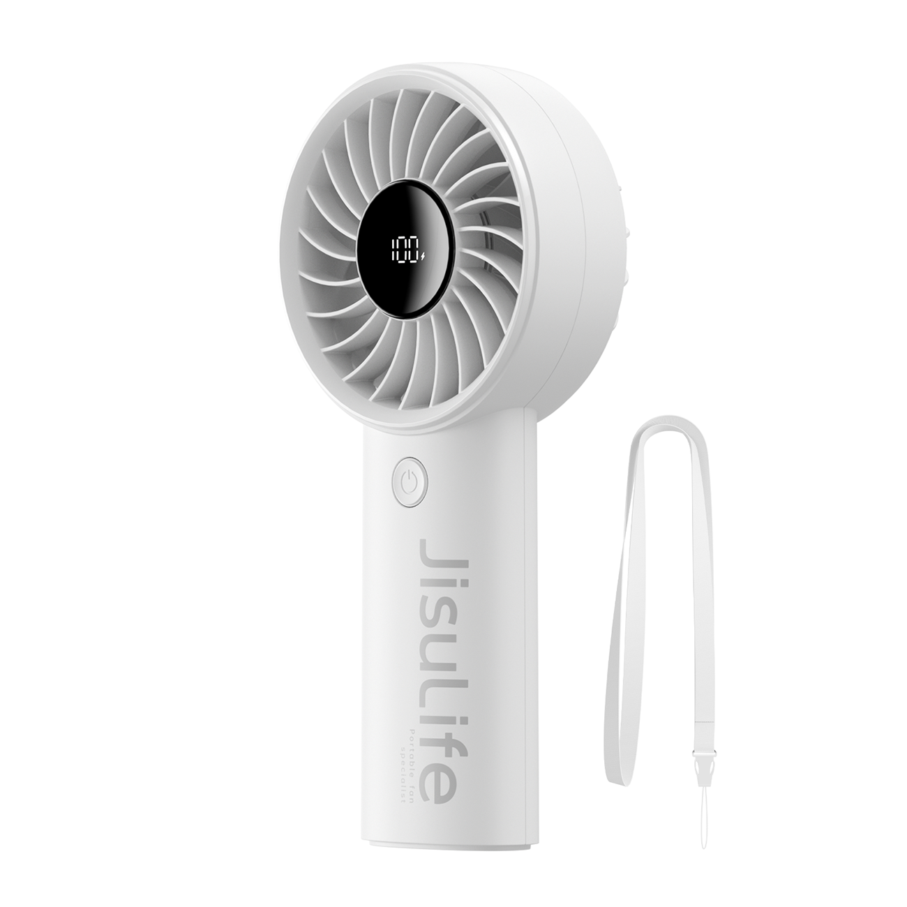 Jisulife Handheld Fan Life4 5000mAh Kannettava USB-tuuletin - harmaa