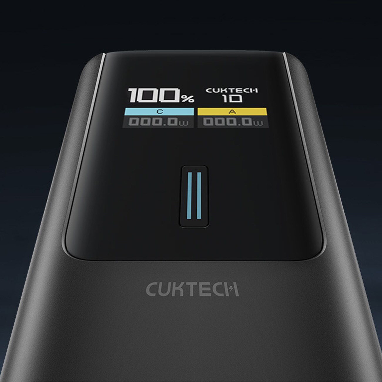Powerbank Cuktech CKPB100PGLBL 150W 10000mAh USB-C USB-A - musta