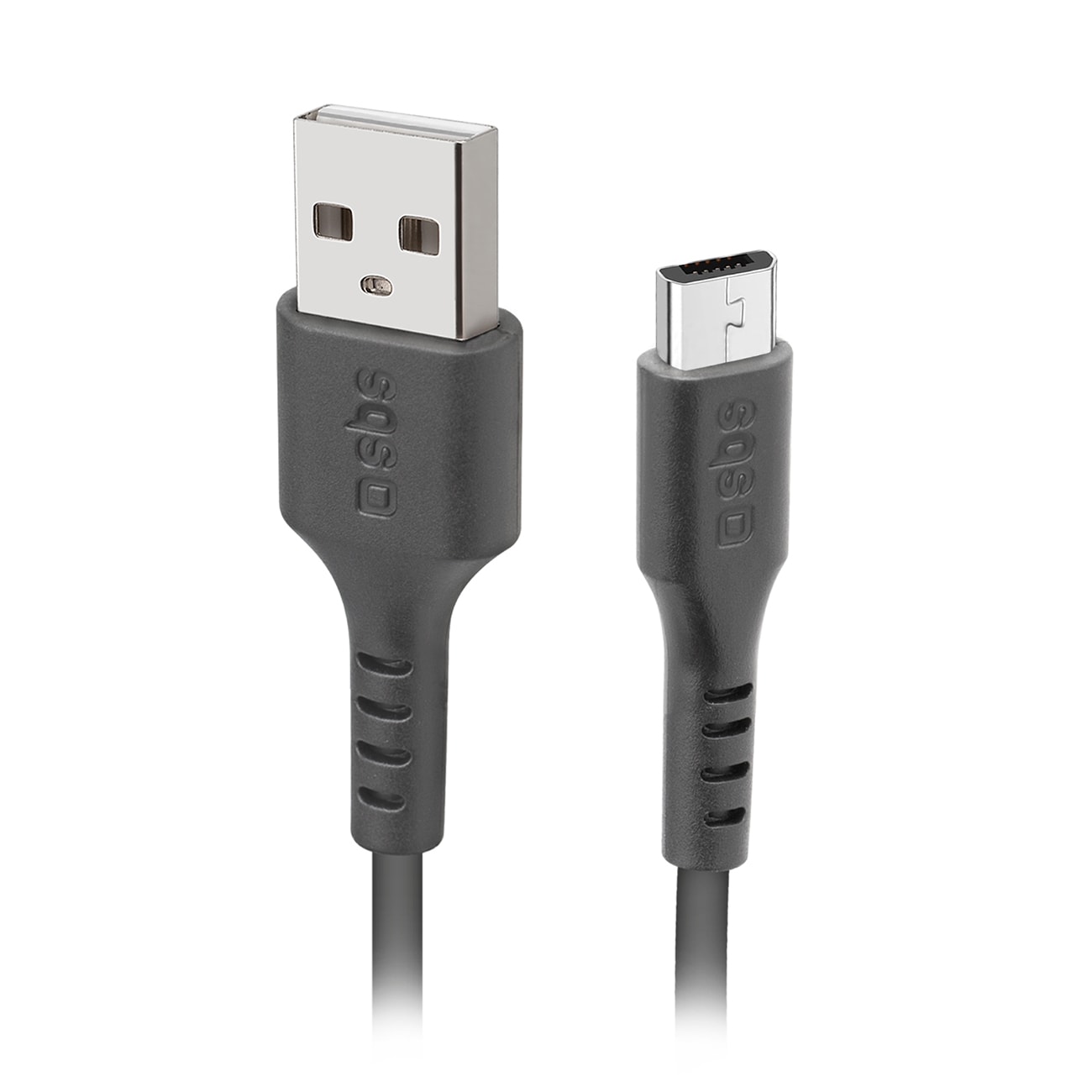 SBS LTHL200 USB-A - Micro-USB-kaapeli 1m - musta